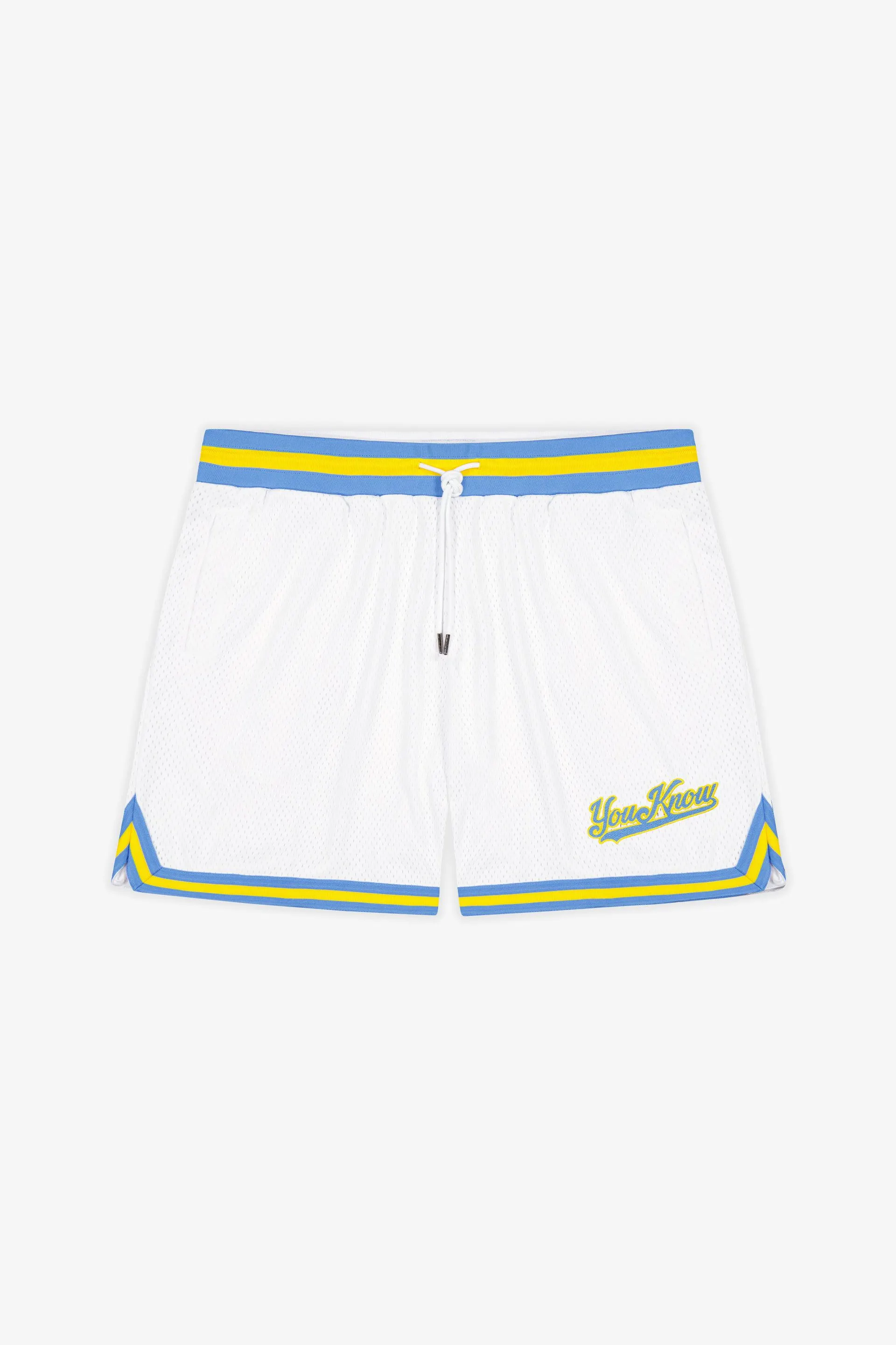NBA COURT SHORTS | WHITE
