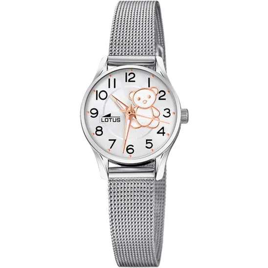 RELOJ INFANTIL LOTUS JUNIOR CON ESFERA PLATEADA 18571/F