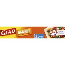 GLAD BAKE AND COOKING PAPER 25 METRES