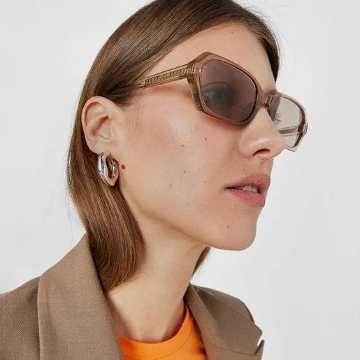 Gafas de sol Pale Oval beige