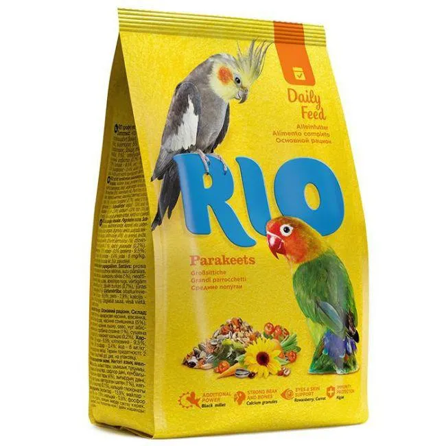 Rio Parakeets Τροφή Για Μεσαίους Παπαγάλους 1Kg
