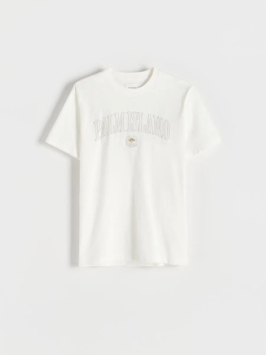 Camiseta regular fit con estampado