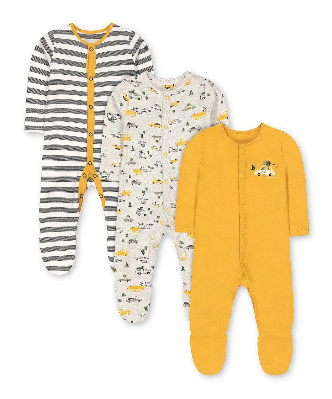 φορμάκι με ρίγες, οχήματα και δέντρα - πακέτο των 3