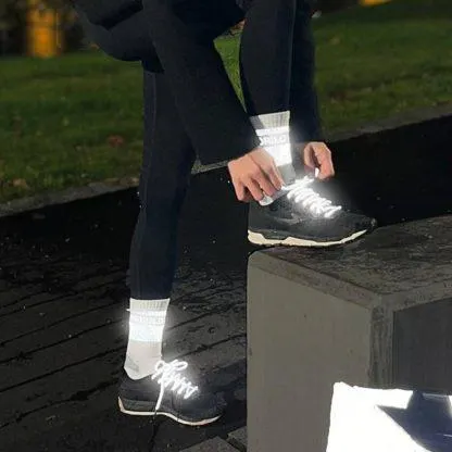 Morild skolisser med refleks, hvit/refleksgrå