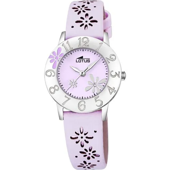 RELOJ INFANTIL LOTUS CON ESFERA MORADA 18270/3