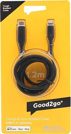 Braided Cable USB-C to Lightning - 1.2m