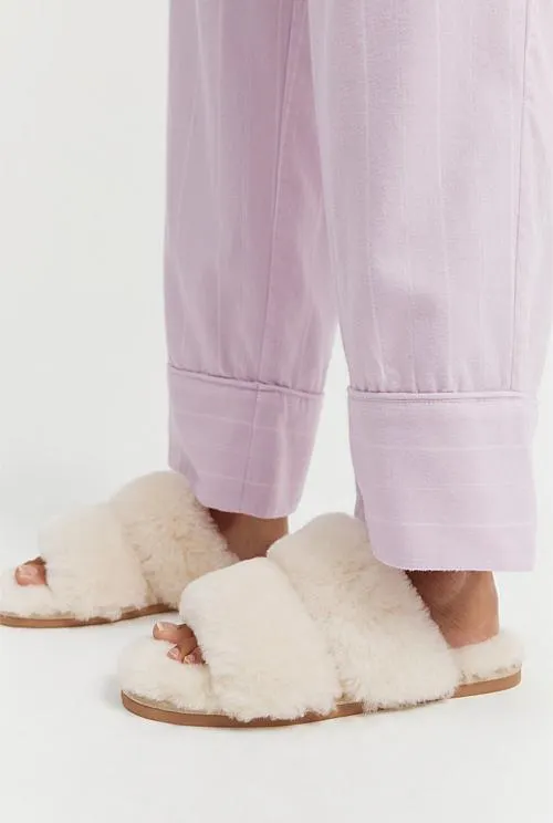 Australian Made Shearling Double Slide