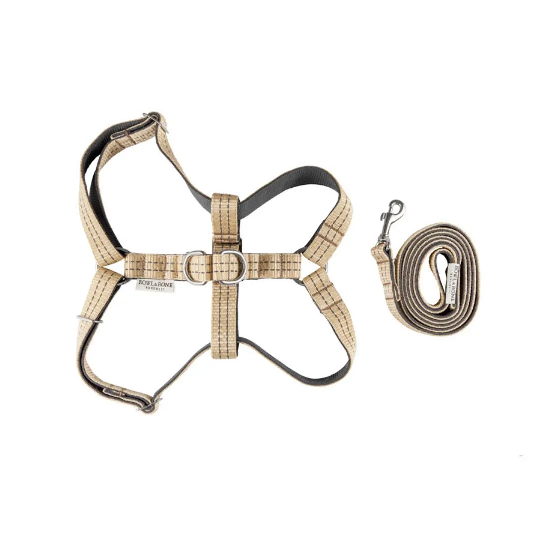 Dog Harness Active Without Lead - Khaki