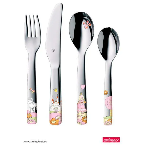 Kinderbesteck-Set Prinzessin Anneli, 4-teilig