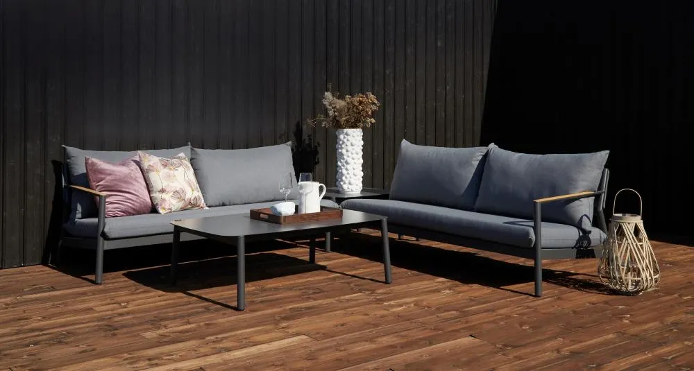 Seattle Hjørnegruppe Mørk grå