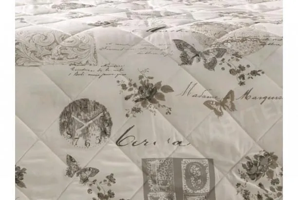 Přehoz na postel Fleur 220x240 cm, bílý