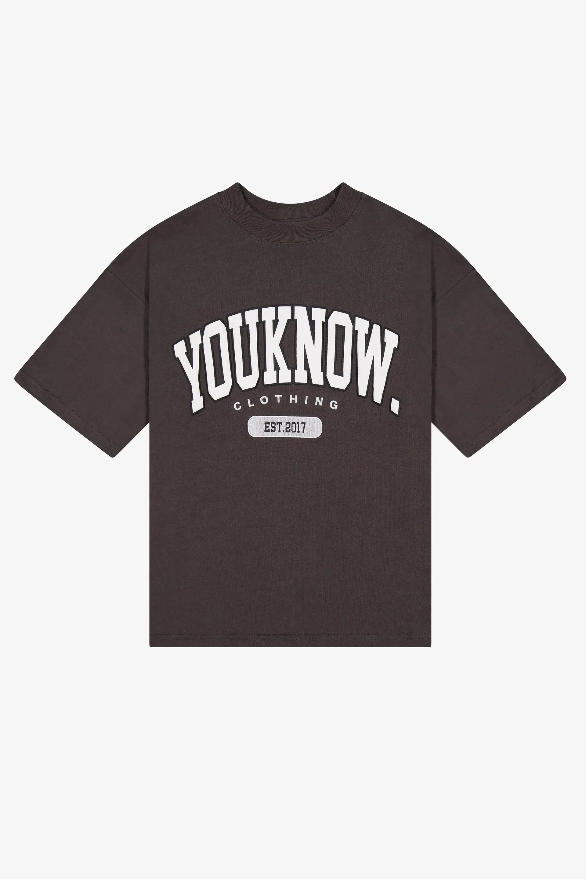 COLLEGE TEE | CHARCOAL