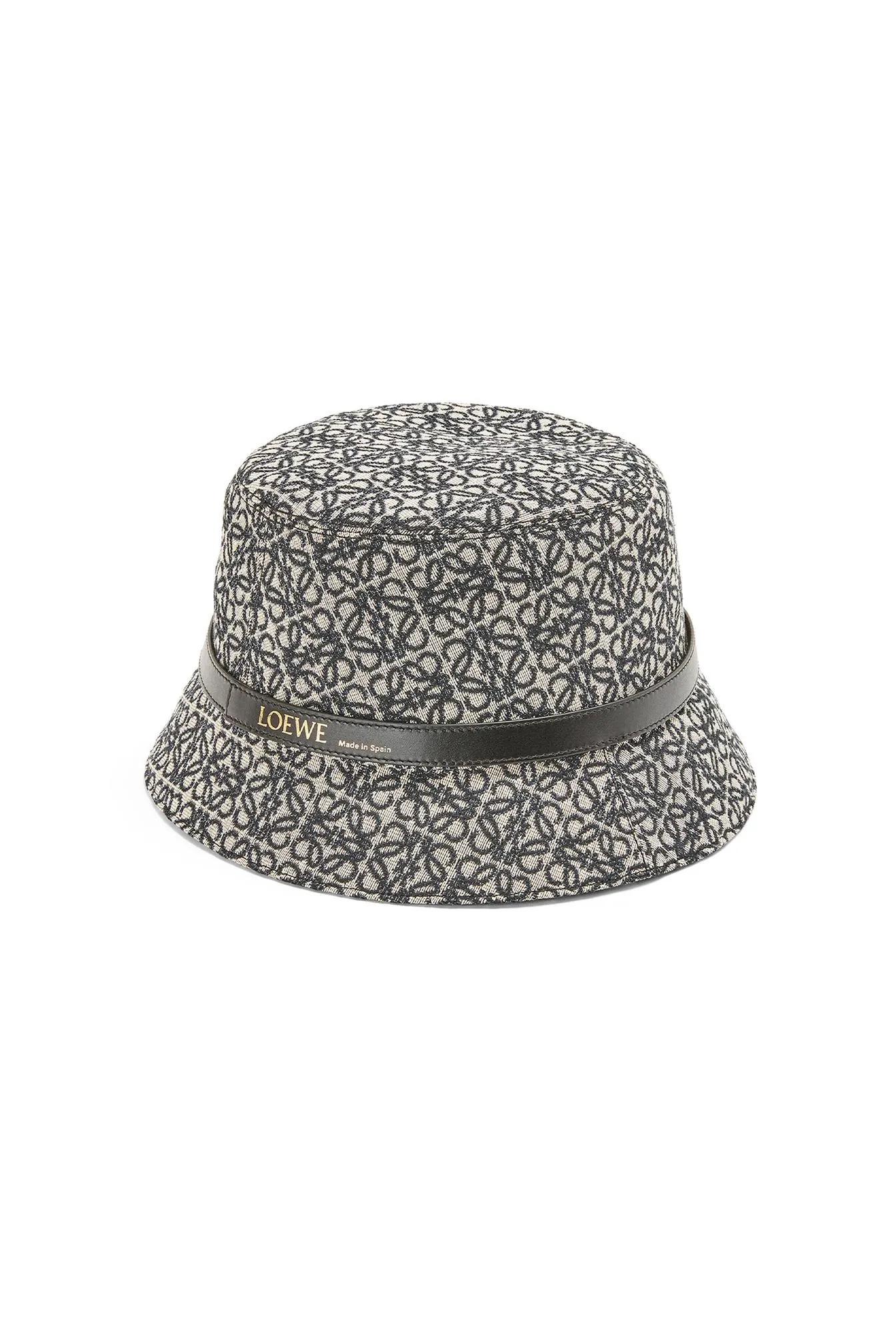 Bucket Hat Anagram Jacquard