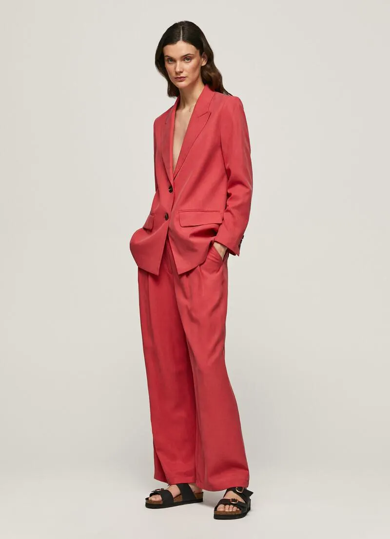 PANTALONES ANCHOS CON PLIEGUES