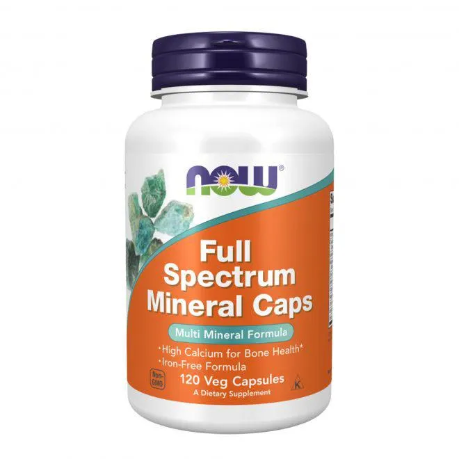 Now komplett mineraltilskudd uten jern 120 kapsler