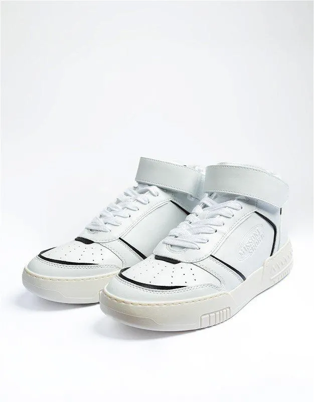 Basket New High Shoe White + Black