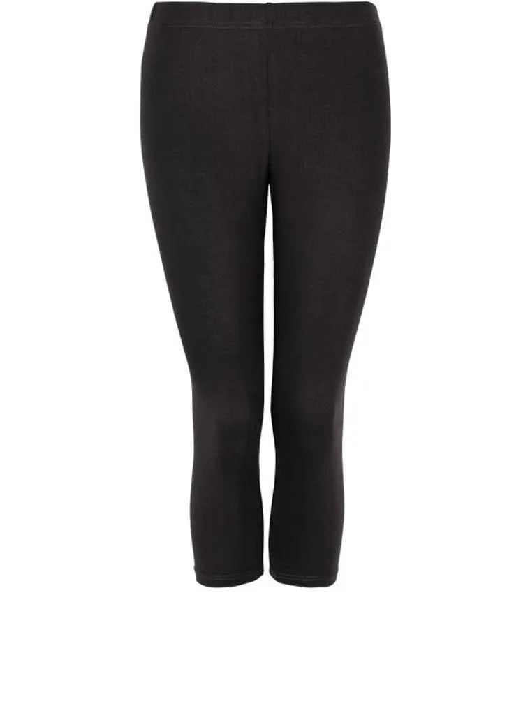 Women's Fav Cropped Leggings in Black