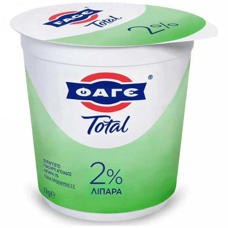ΦΑΓΕ Total Στραγγιστό Γιαούρτι 2% Λιπαρά 1kg