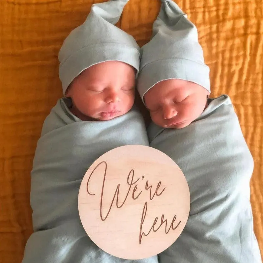 Announcement Plaque - We're Here