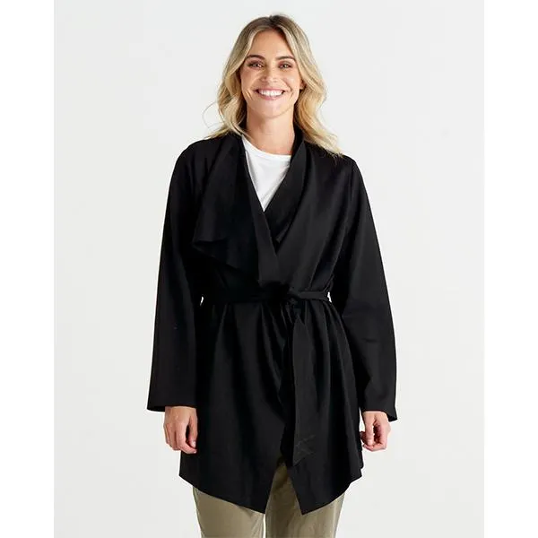 Porter Ponte Cardigan Black