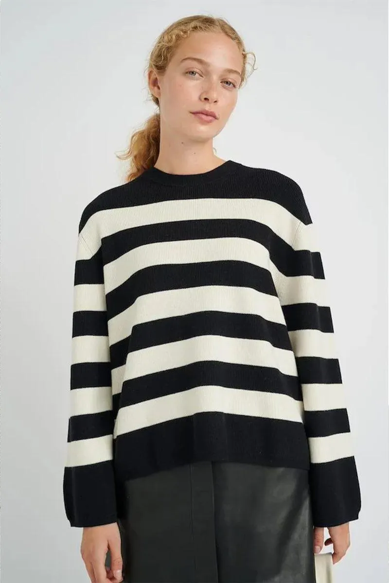 Abigail IW Pullover Neutral Stripes