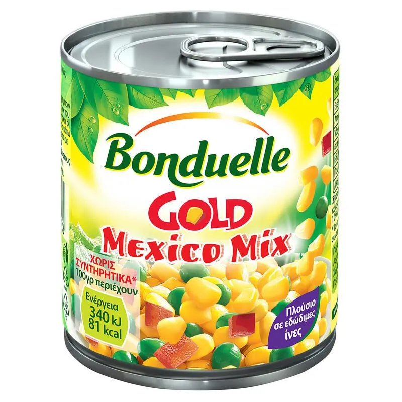 BONDUELLE Gold Καλαμπόκι Mexico Mix 135gr