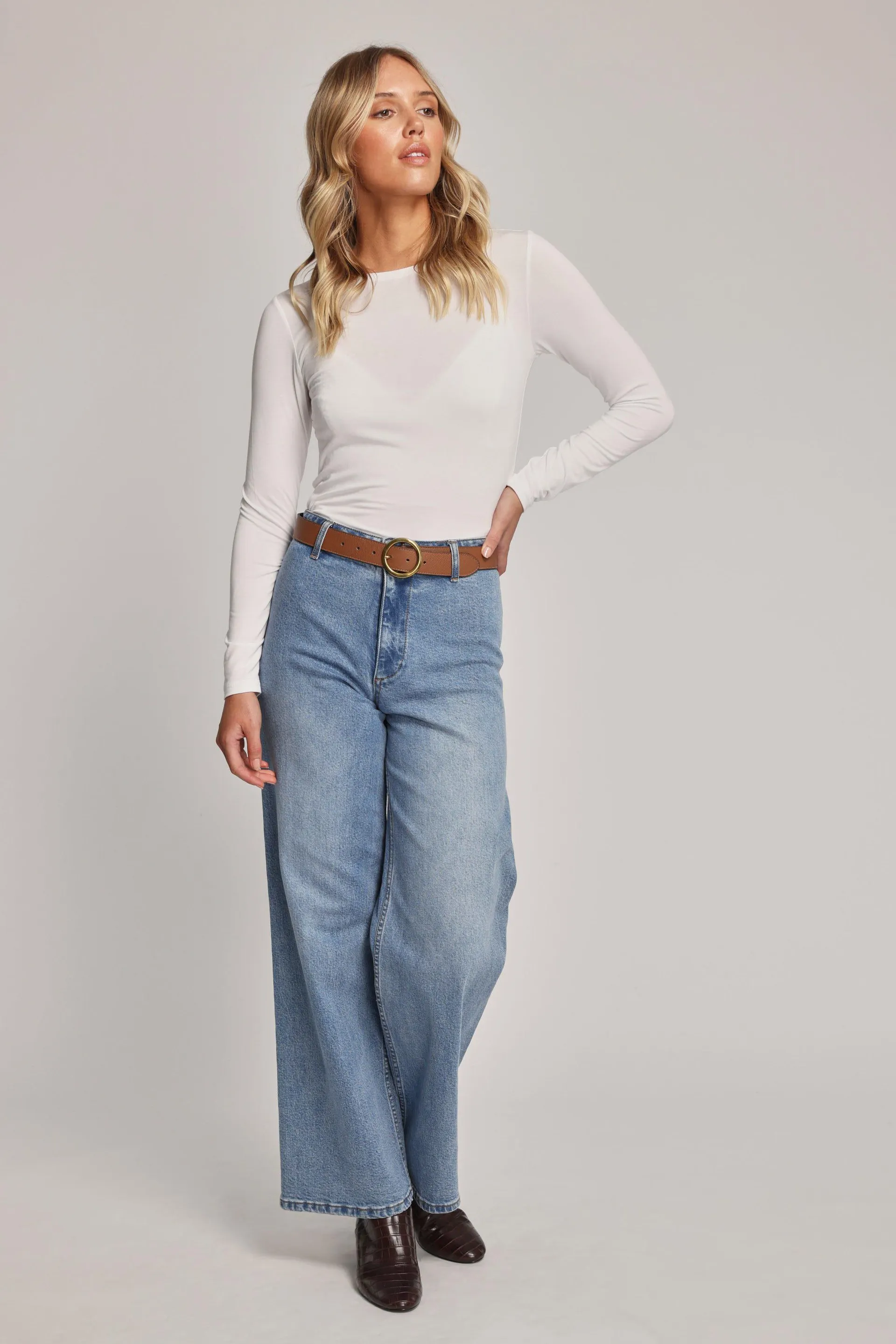 Stella Long Sleeve Crew Neck Tee
