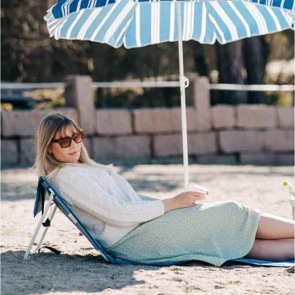 Strandmatte med rygg