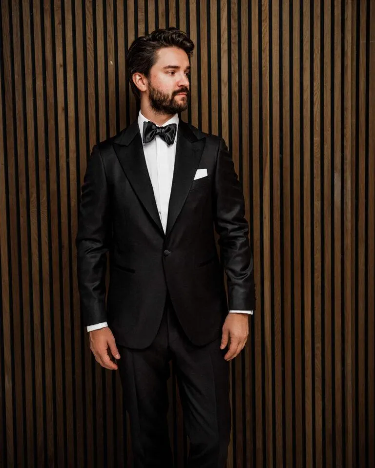 Capri Peak-lapel Tux – Sort