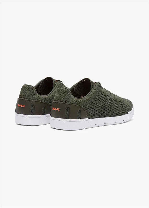 Breeze Tennis Knit Olive/White