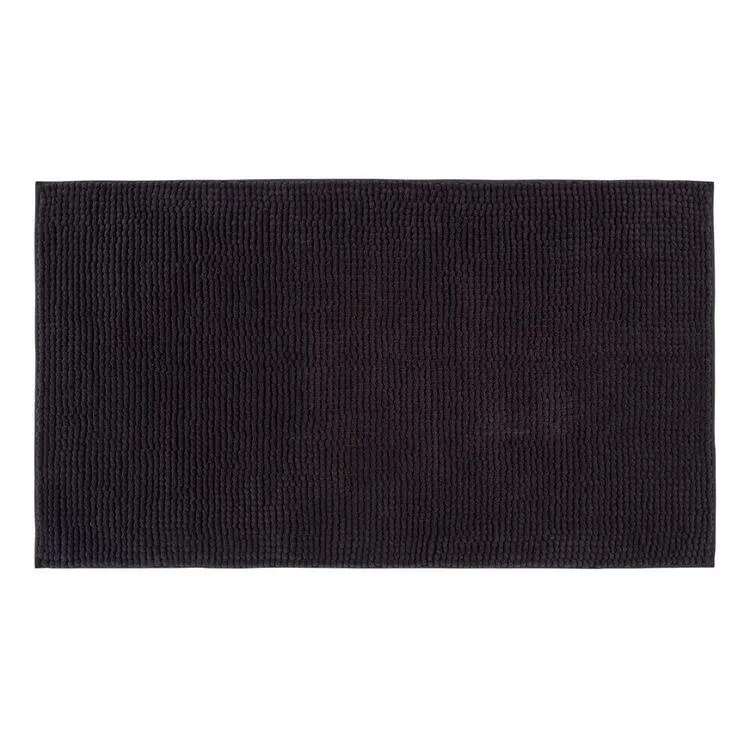 Brampton House Toggle Bath Mat Black Bath Mat