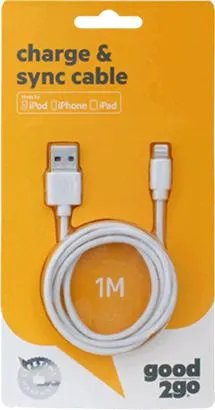 Charge and Sync 1m Lightning Cable