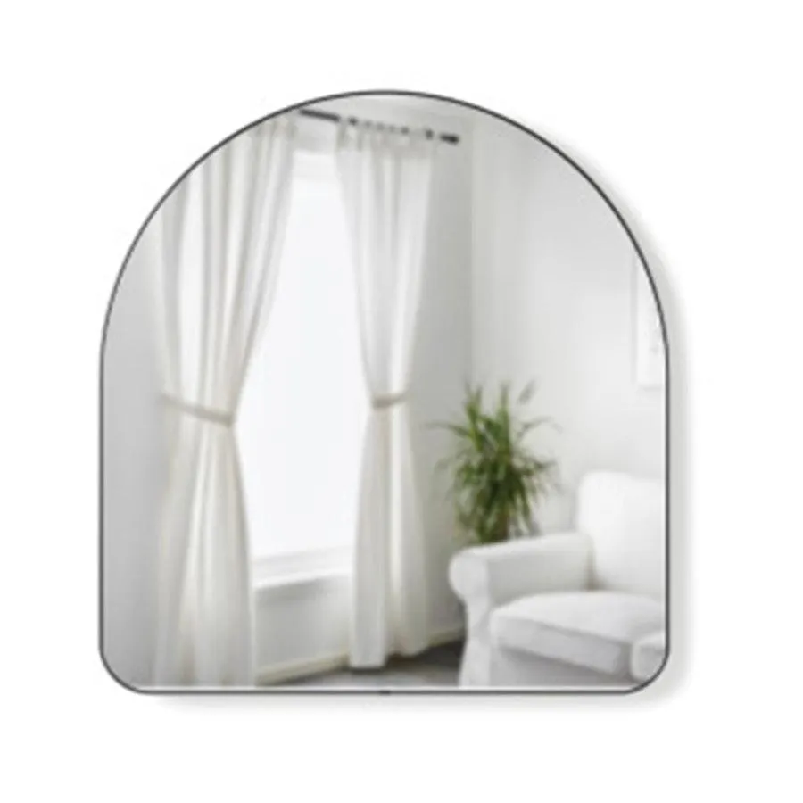 Umbra Hubba Arched Mirror (87cm x 92cm) Metallic Titanium