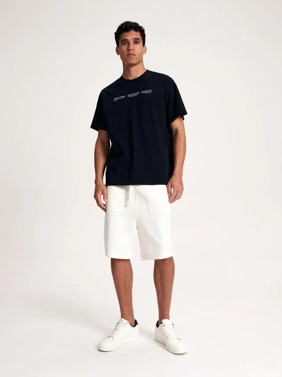 Camiseta oversize con estampado