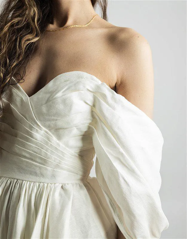 Zorina Sweetheart Mini Dress Ivory