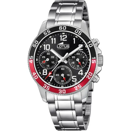 RELOJ INFANTIL LOTUS JUNIOR CON ESFERA NEGRA 18580/5
