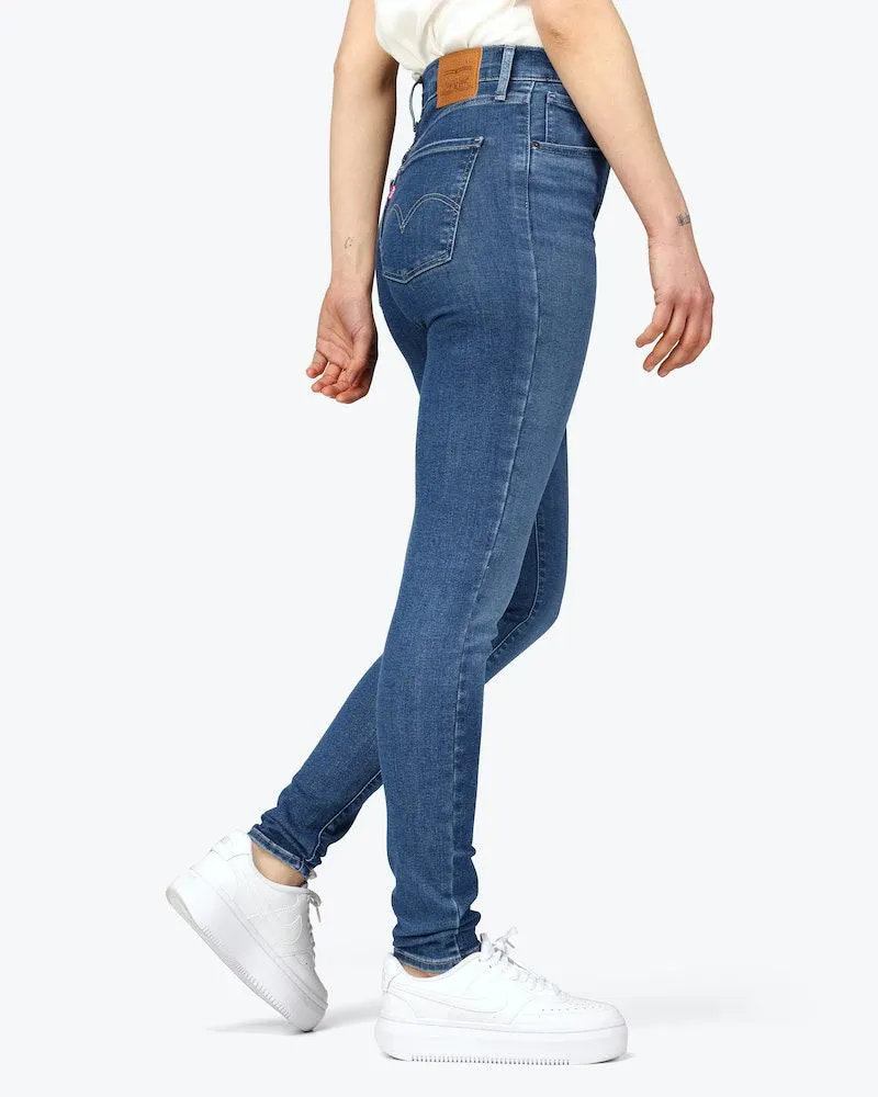 Mile High Super Skinny Medium Blå Jeans