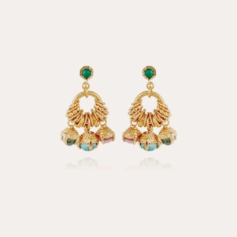 Lucce Maranzana 3 earrings gold