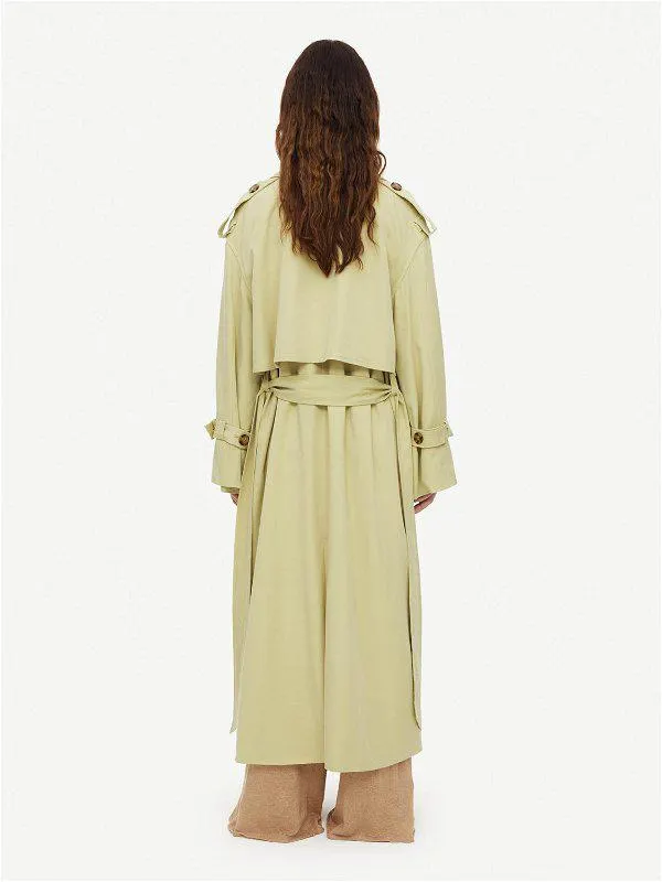 Alanis Trench Coat Weeping Willow