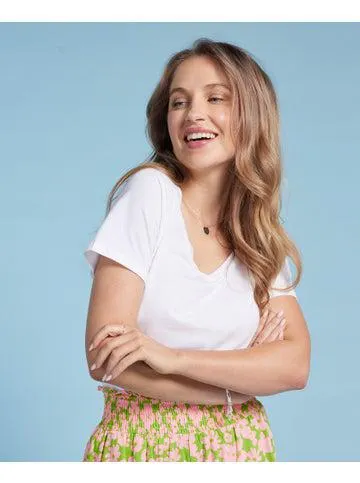 Women's Favourites Scoop Neck Cotton T-shirt in White