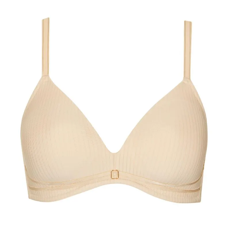 LIS-20327-VK- Reggiseno preformato Laura senza ferretto - crema alla vaniglia