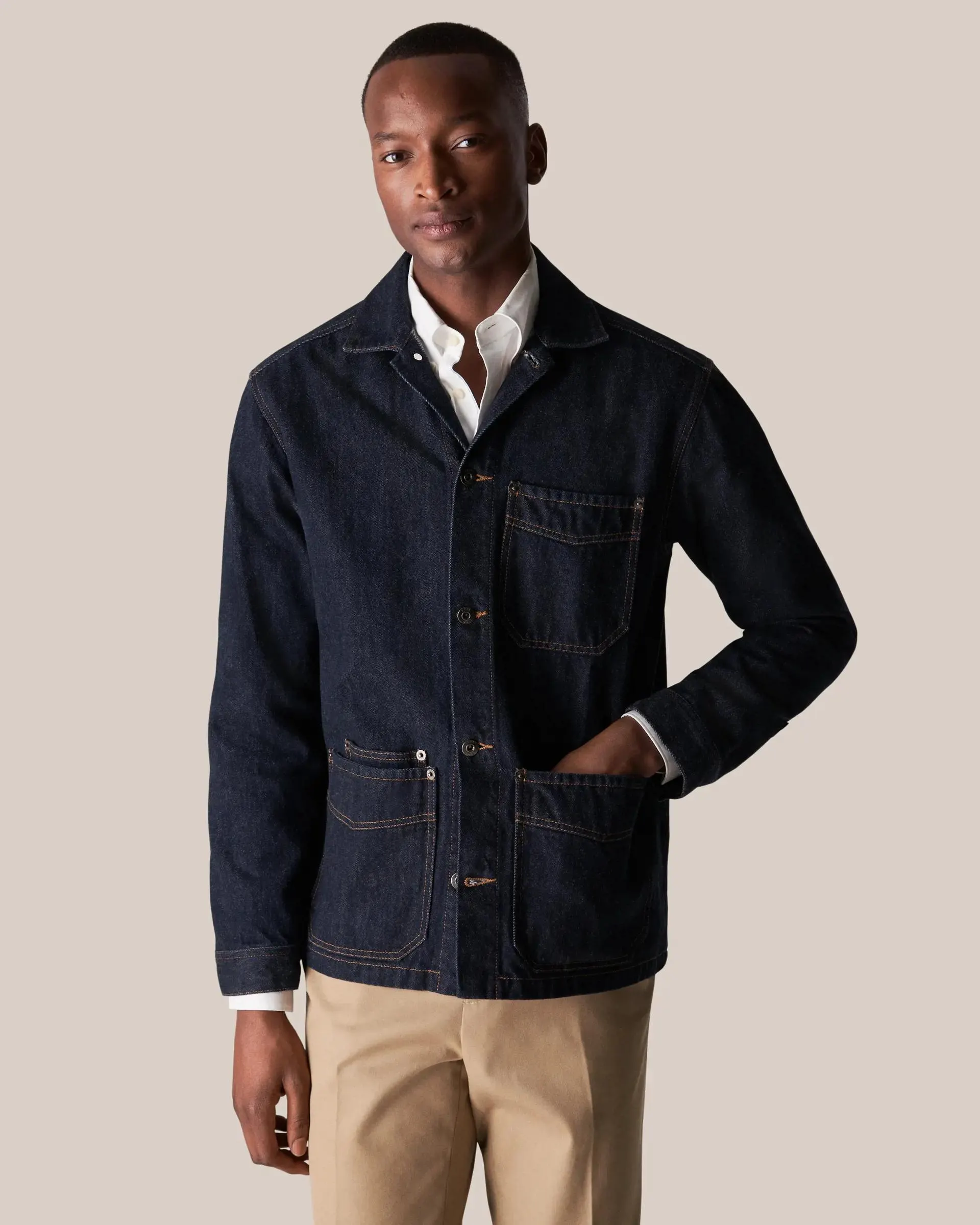 Blue Denim Overshirt