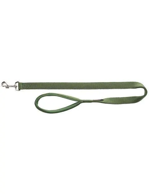 Correa Para Perros, Trixie Nylon Premium Color Verde Selva