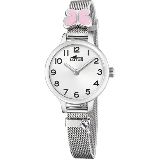 RELOJ INFANTIL LOTUS JUNIOR CON ESFERA PLATEADA 18660/2