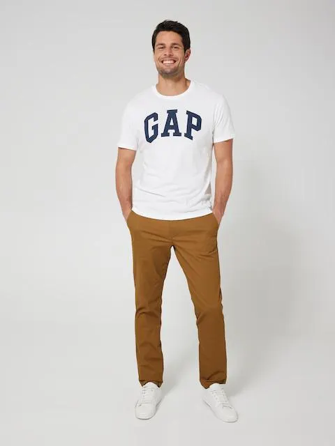 GAP Slim Fit Chino In Brown