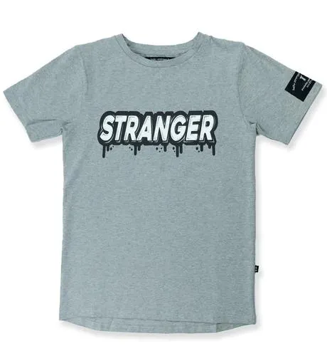 Hello Stranger Stranger Scoop Tee - Grey Marle