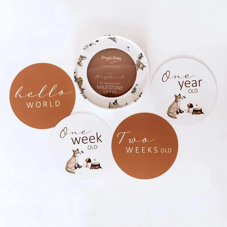 Milestone Cards - Fox And Hazelnut (PRE ORDER MID JULY)