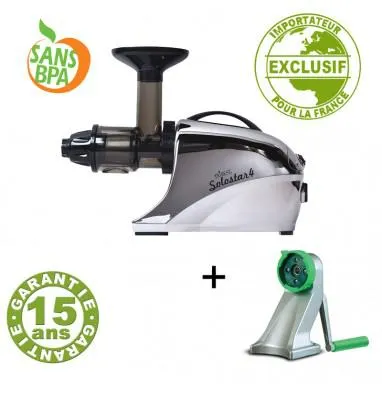 Promo-Pack ! SoloStar 4 Chromé + Bloc manivelle Z-Bloc - Tribest