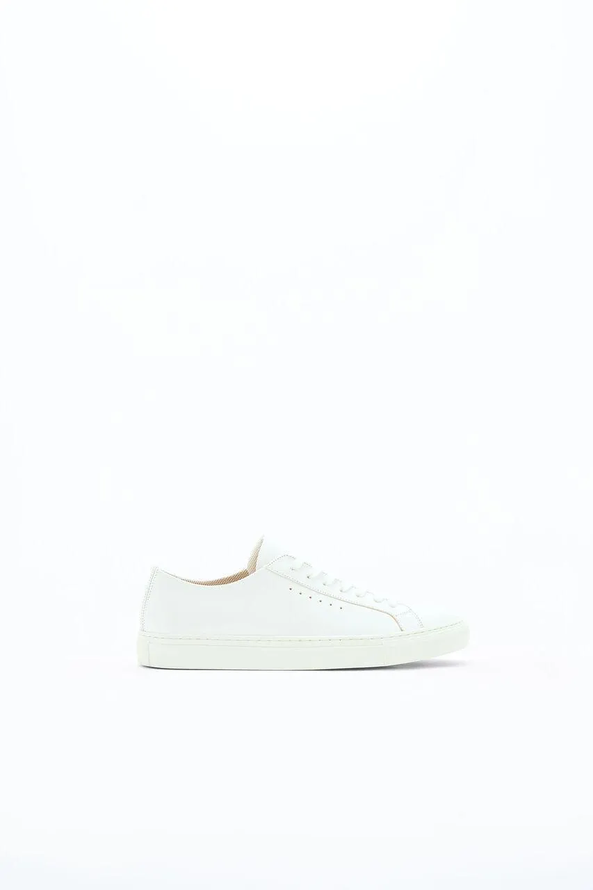 This piece is part of our Core Collection of permanent wardrobe staples. Handcrafted sneakers in biodegradable leather with a recycled rubber sole.