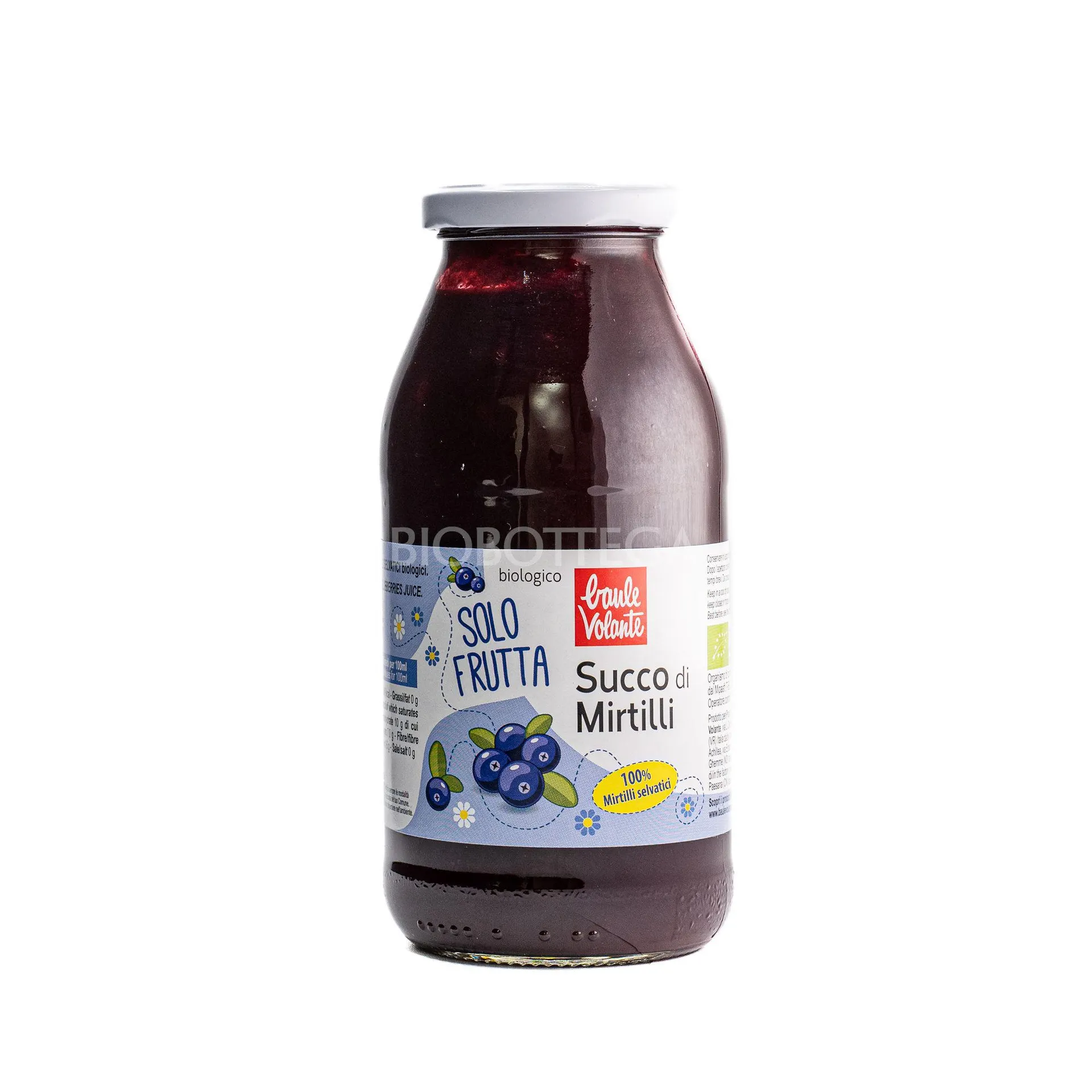 Solo Frutta Succo di Mirtilli Baule Volante 500ML
